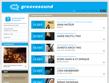 Tablet Screenshot of groovesound.ch
